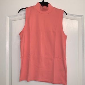 J.Crew Factory Mock Neck Sleeveless Shell